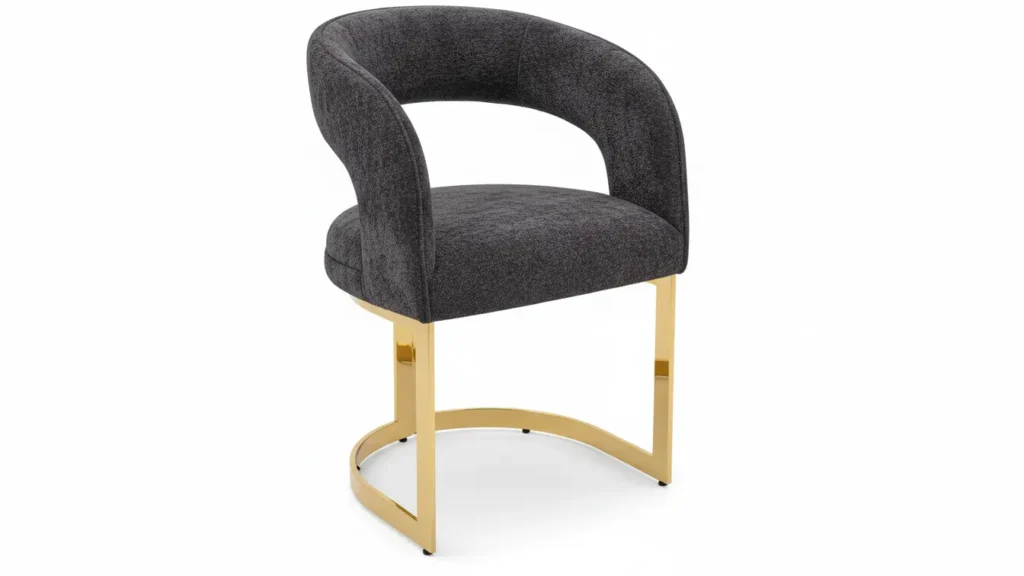 Midnight Curve Accent Chair
